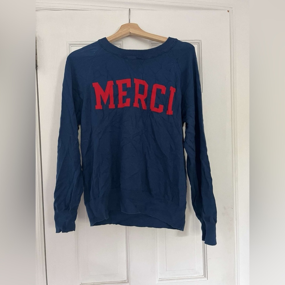 GAP “Merci” crewneck sweater